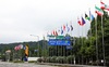 [NSP PHOTO]계룡시, 계룡IC 진입로에 6.25전쟁 지원국 국기게양