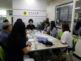 [NSP PHOTO]황진희 경기도의원, 래미안 부천중동 초등학생 중학교 배정 간담회 가져