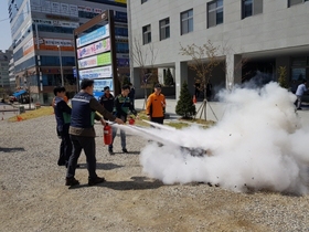 [NSP PHOTO]용인시, 다중이용시설 현장주도형 복합재난대피훈련 실시