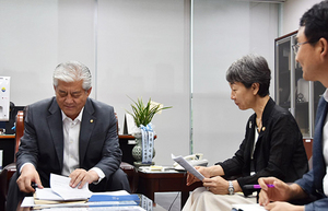 [NSP PHOTO]이상헌 의원, 문화재청장과 반구대암각화 보존대책 마련 논의