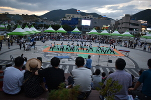 [NSP PHOTO]여수 이순신광장서 일본 아베 정부 규탄 촛불집회 열려