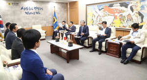 [NSP PHOTO]송한준 경기도의장, 日 가나가와현 의회 방문단 접견