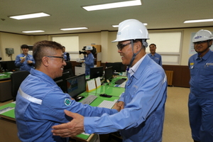 [NSP PHOTO]포스코 최정우 회장, 제철소 방문…현장 소통 강화