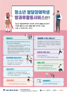 NSP통신-발달장애 청소년 방과 후 활동서비스 참여자 모집 포스터. (용인시)