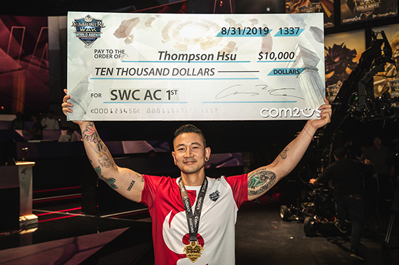 NSP통신-아메리카컵 우승자 THOMPSIN. (컴투스)