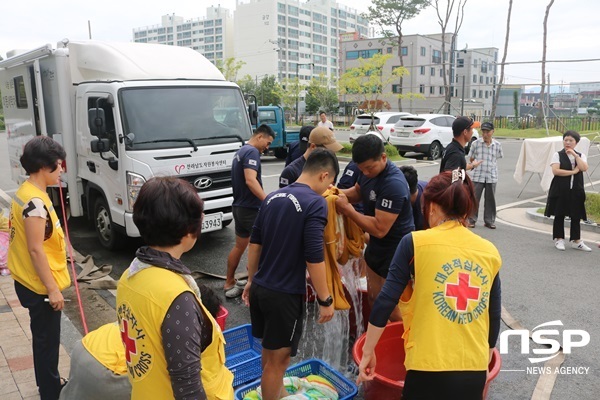 NSP통신-담양군이 지난 2일 실시한 이동세탁봉사활동. (담양군)