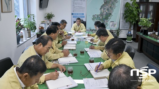 [NSP PHOTO]장수군, 태풍 링링 대비 긴급점검회의 개최