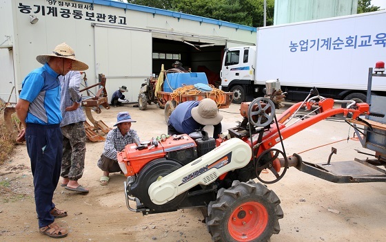 NSP통신-▲태안군이 2019 하반기 농업기계 순회수리교육을 시작했다. (태안군)