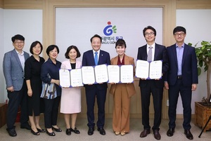 [NSP PHOTO]광주 동구, 재능아동 꿈나무 지원사업 업무협약 체결