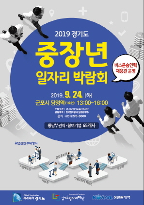 NSP통신-2019 경기도 중장년 일자리박람회 포스터. (경기도)
