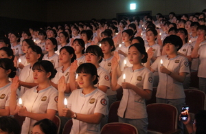 [NSP PHOTO]수성대 간호과, 49회 나이팅게일 선서식 가져