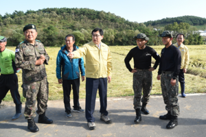 [NSP PHOTO]주낙영 경주시장, 태풍 피해 복구현장 방문