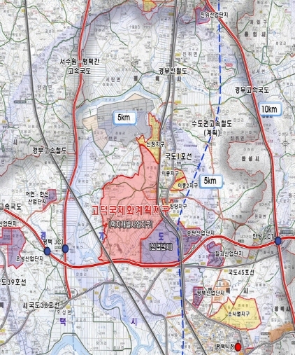 NSP통신-고덕국제신도시 위치도. (경기도)