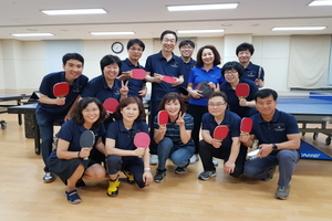 [NSP PHOTO]경북교육청, 직원 사기 진작과 소통·화합 위한 탁구대회 개최