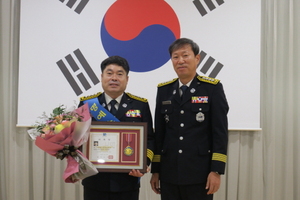 [NSP PHOTO]정대운 경기도의원, 광명소방서 명예서장 위촉