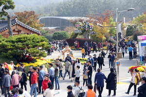 [NSP PHOTO]영암 국화축제, 발디딜 틈 없이 온종일 북적북적