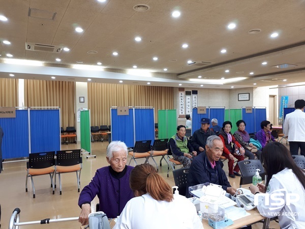 NSP통신-담양군이 지난 4일 가진 2019년 구곡순담 의료봉사 . (담양군)