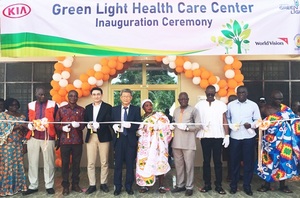 [NSP PHOTO]기아차, 아프리카 가나 그린 라이트 보건센터 완공