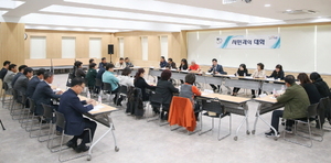 [NSP PHOTO]김상돈 의왕시장, 시민과의 대화 지역현안 소통