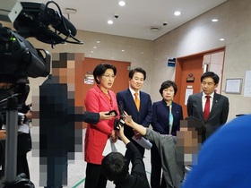 [NSP PHOTO]전북 의원들, 예결소위 패싱에 국회 기자회견 개최