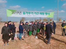 [NSP PHOTO]완주군, 미세먼지 저감 숲 가꾸기 활발