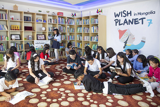 NSP통신-몽골 울란바토르 칭길테 지역의 작은 마을에 설립된 해외 작은책방 7호점. (넥슨)