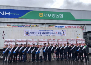 [NSP PHOTO]2019년산 포항 사과 베트남 첫 수출