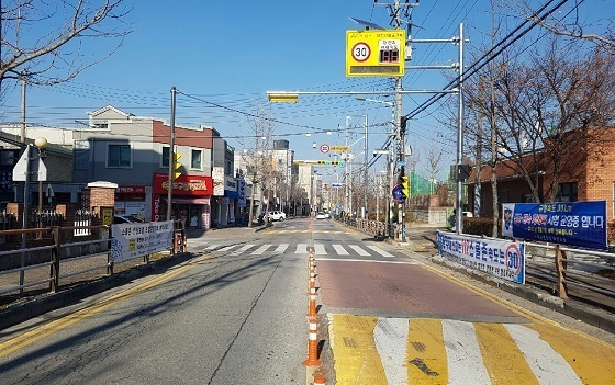 NSP통신-▲아산시가 어린이보호구역 개선에 총력을 다하고 있다. (아산시)