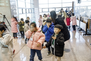 [NSP PHOTO]안동시, 어린이 대상 공연장 화재 실전 교육 실시