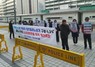 [NSP PHOTO][사진속이야기] 대림산업 앞에 모인 영등포 점프밀라노 구분소유자 일동