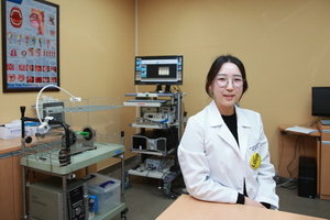 [NSP PHOTO]대구가톨릭대 채혜림 씨, 음성치료기법 연구 우수논문상 수상