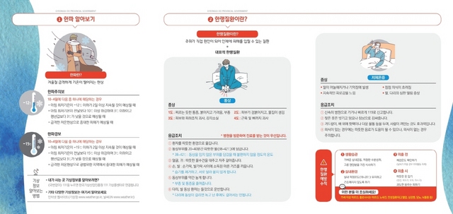 NSP통신-한파대응요령 홍보물. (경기도)