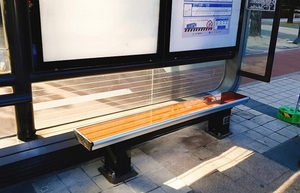 [NSP PHOTO]대전시, 버스승강장 온열의자·온기쉘터 설치