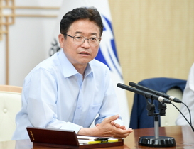 [NSP PHOTO]이철우 경북도지사, 통합신공항 이전부지 선정 주민투표 도 절대적 중립 지시