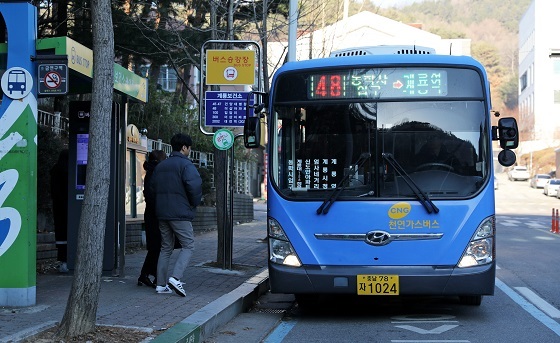 NSP통신-▲계룡시가 방학기간 중 48번 노선을 감차운행한다. (계룡시)