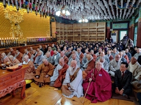 [NSP PHOTO]대한통불교조계종 무억무념막망하라 송년법회 봉행