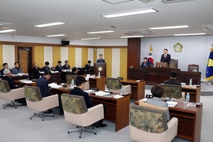 [NSP PHOTO]청도군의회, 제 262회 임시회 개회...군정 주요업무 보고 청취