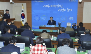 [NSP PHOTO]권오봉 여수시장, 시민 불편해소·행정업무 효율화 위해 청사 별관 추진