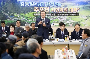 [NSP PHOTO]김동일 보령시장, 민생현장 방문