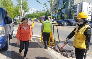 [NSP PHOTO]수원시, 건설사업장 보행안전도우미 모집