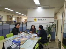 [NSP PHOTO]권정선 경기도의원, 장애인 보호시설 365쉼터 운영 논의