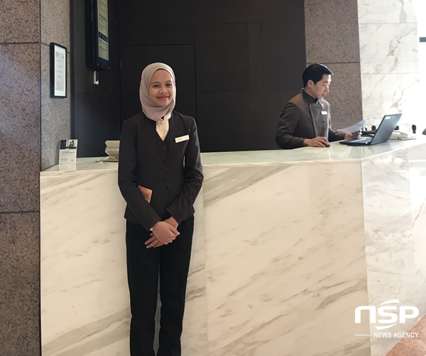 NSP통신-동국대 경주캠퍼스 말레이시아 교환학생 직무체험 모습. (경주시)