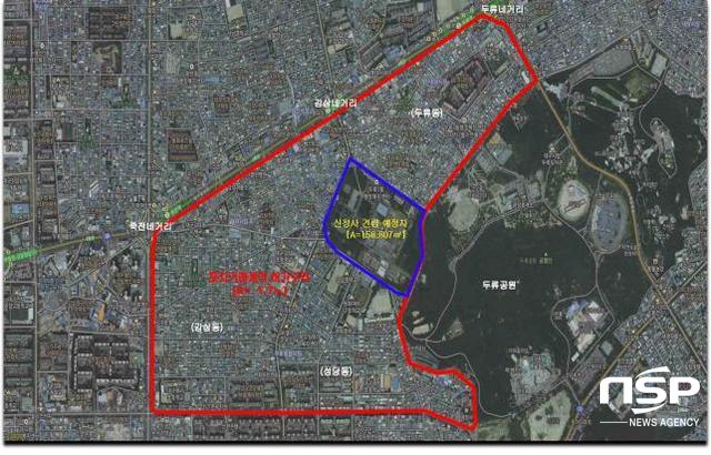 NSP통신-토지거래계약 허가구역 위치도 (대구시)