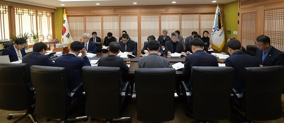 NSP통신-▲논산시가 2020년 주요업무보고회를 개최했다. (논산시)