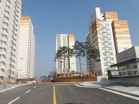 [NSP PHOTO]완주 삼봉 웰링시티 21일 첫 입주 시작