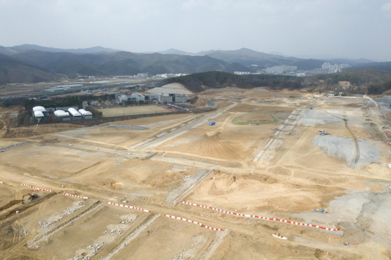 NSP통신-용인시의 대표적 산업단지인 용인테크노밸리 조성공사 진행 모습. (용인시)