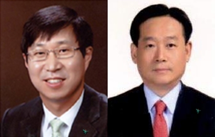 NSP통신-(왼쪽부터) 김인석 하나생명 사장 후보, 오태균 하나펀드서비스 사장 후보