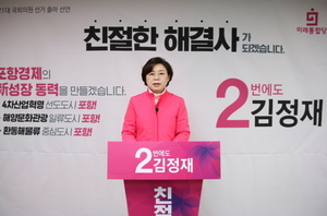 [NSP PHOTO]김정재 국회의원, 예비후보 등록 마치고 총선 행보 본격 나서