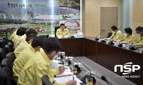 [NSP PHOTO]장수군, 코로나19 대응 상황판단회의 개최