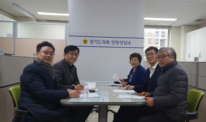 [NSP PHOTO]심규순 경기도의원, 도시공사 사업추진현황 간담회 가져